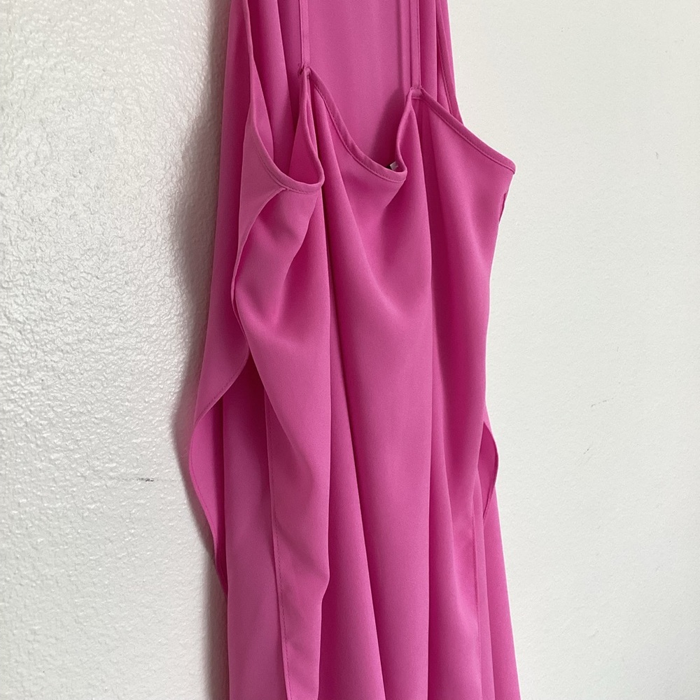 Elizabeth & James Pink Sleeveless Flowy Dress Size Medium Feminine Summer Preppy - Picture 4 of 8